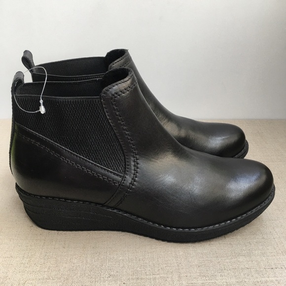 Lasocki EU 38 US 8 Black Leather Ankle Booties - Picture 1 of 7